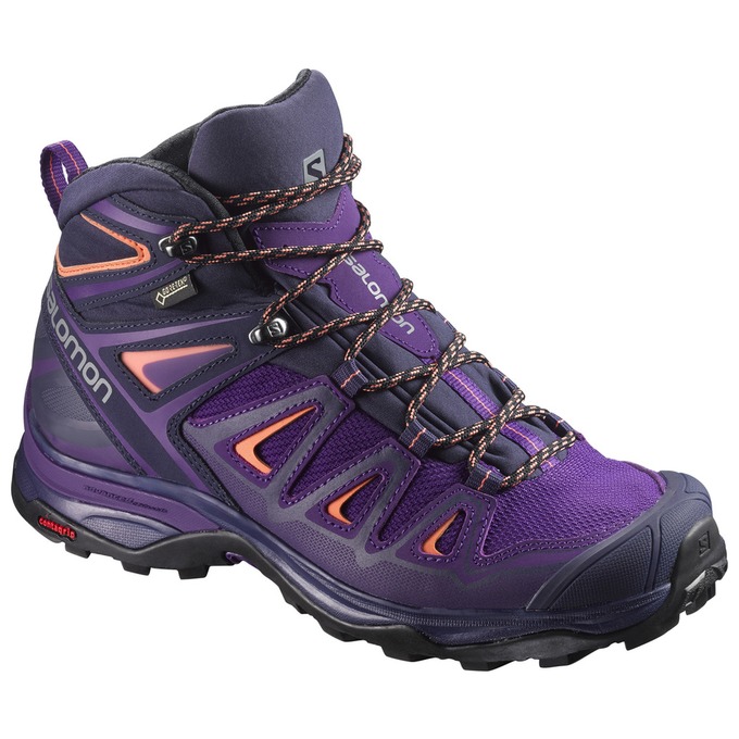 Buty Trekkingowe Damskie Salomon X ULTRA 3 MID GTX® W - Fioletowe - Polska (057-UIVXYP)